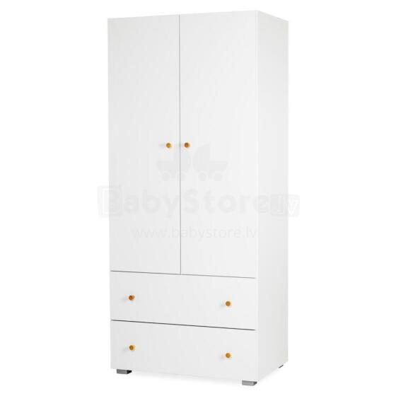KLUPŚ 2-section wardrobe KAROLINA white-pine