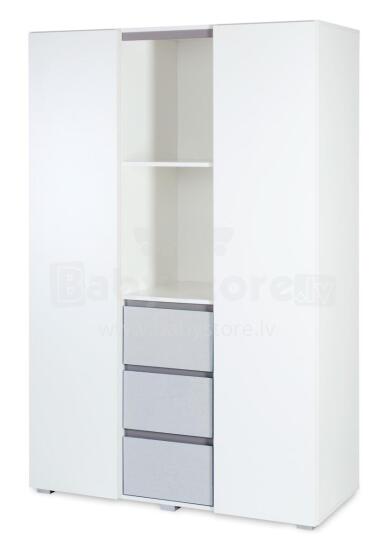 Klups Dalia Art.233117 White/Gray  3 durvju skapis