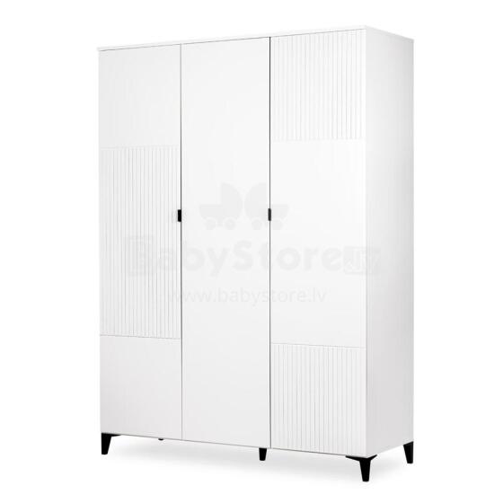 Klups Mia Art.233119 White 3-section wardrobe