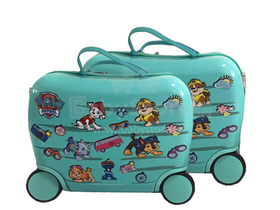 MARKO BC-PP-015 Paw Patrol ceļojumu čemodāns Mazs tirkīzs