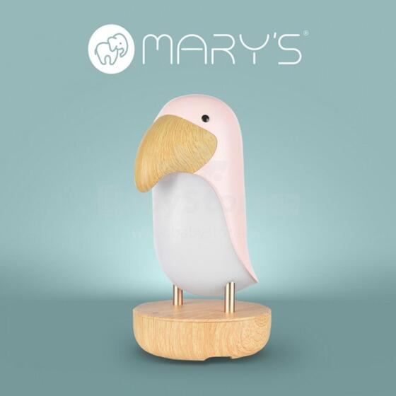 MARY'S MW20790 Tukānrozā naktslampiņa + BLUETOOTH SKAĻRUNIS