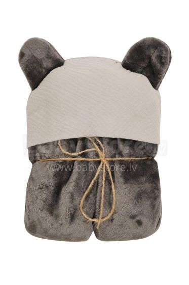 MATEX Blanket KOALA MUSLIN with hood 95x95 cm [TB0444_03]