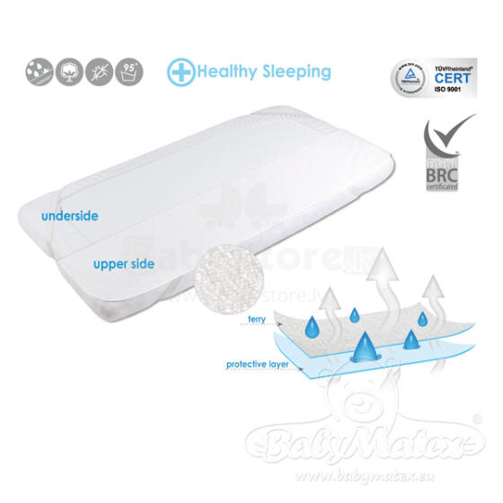 MATEX Паропроницаемая гигиеническая подложка SAFE FROTTE 70x140 [TB0244_01]