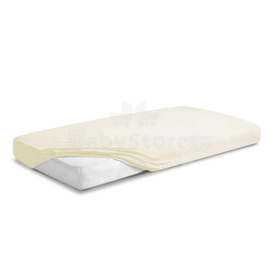 MATEX FROTTE PREMIUM fitted sheet 70x140 [TB0026_02] ecru