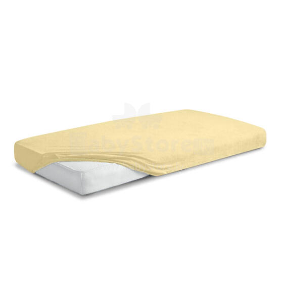Простыня на резинке MATEX FROTTE PREMIUM 70x140 [TB0026_04] желтая