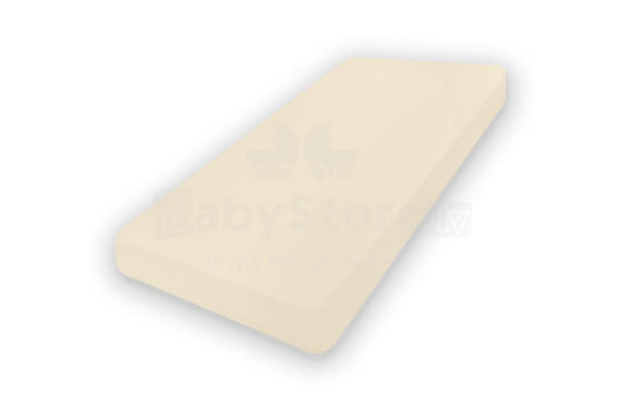 MATEX Fitted sheet JERSEY 70x140 [TB0028_02] ecru