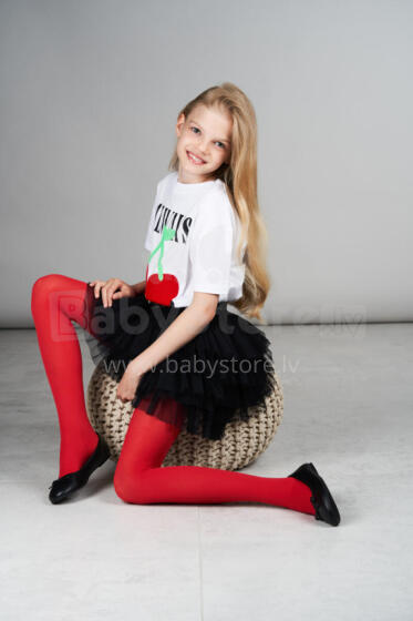 NOVITI RM001-G-07 Micro tights 40 den red 140/146