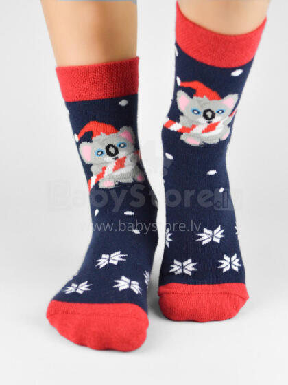 NOVITI SB060-U-03 Cotton socks XMAS Koala 31/34