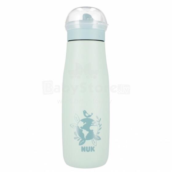 NUK 225328 nerūsējošā tērauda kauss, 500 ml mini +12 m globuss