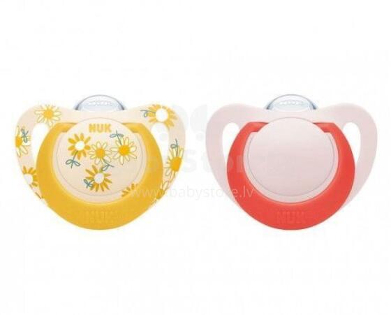 NUK 739745 Silicone soother 18-36 months STAR 2 pcs/box