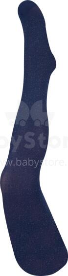 SCORPIO RA-47 Navy blue tights with glitter 40den 140-146