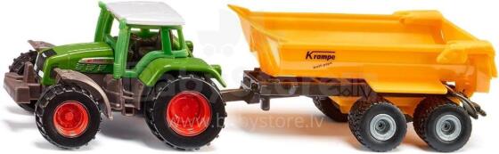 SIKU S1605 Fendt tractor with Krampe dump truck