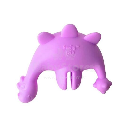 SMILY MIA Straw Set Dinosaur purple