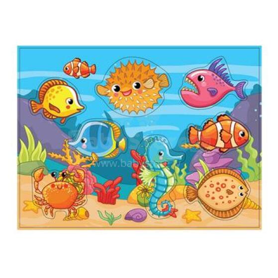SMILY PLAY SPW83609 Деревянная игрушечная рыба