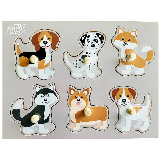 SMILY PLAY SPW83806 Dogs Puzzle