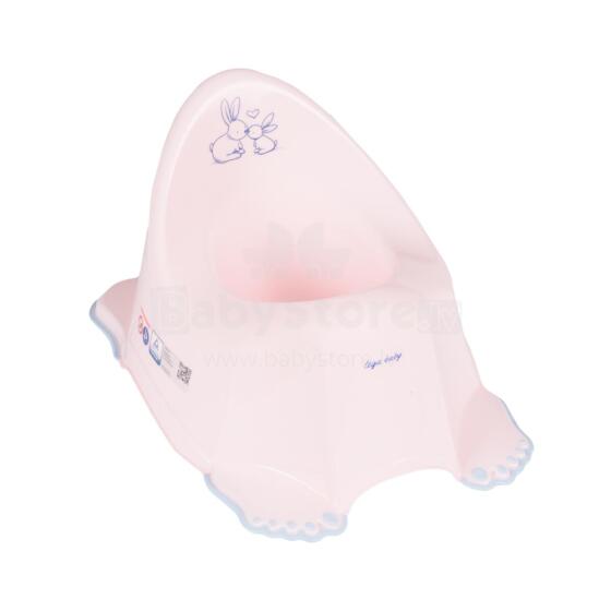 TEGA KR-001-104 Anti-slip potty BUNNIES light pink
