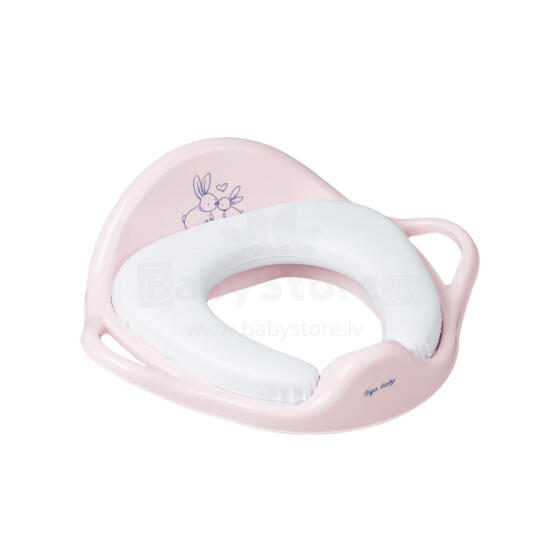 TEGA KR-020-104 Soft toilet seat cover BUNNIES light pink