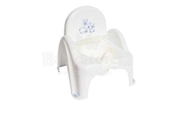 TEGA PO-065-103 Детский горшок-стул Rabbits с музыкальной шкатулкой, белый