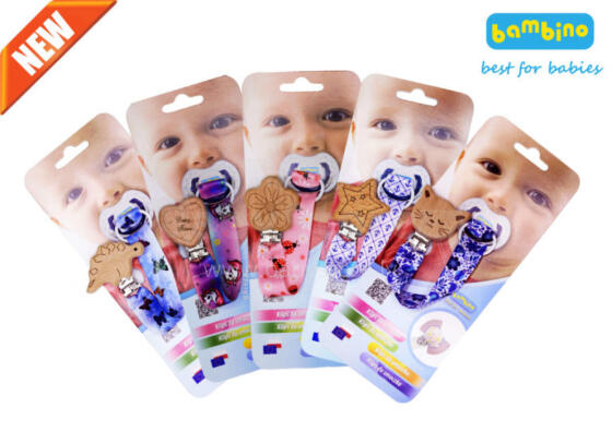 TopGal 345353 Pacifier clip wood zw