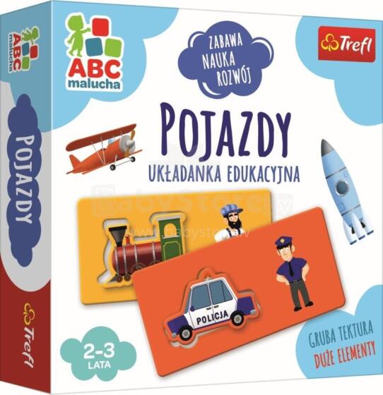 TREFL 01942 ABC Toddler Vehicles Game