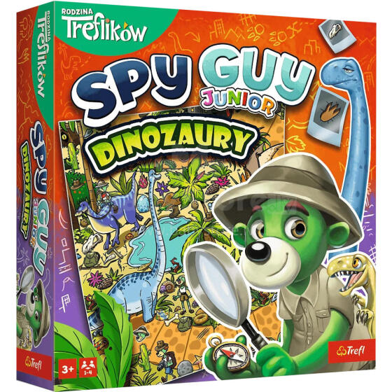 TREFL 02652 Spy Guy Junior spēle Dinosaurs Trefliki