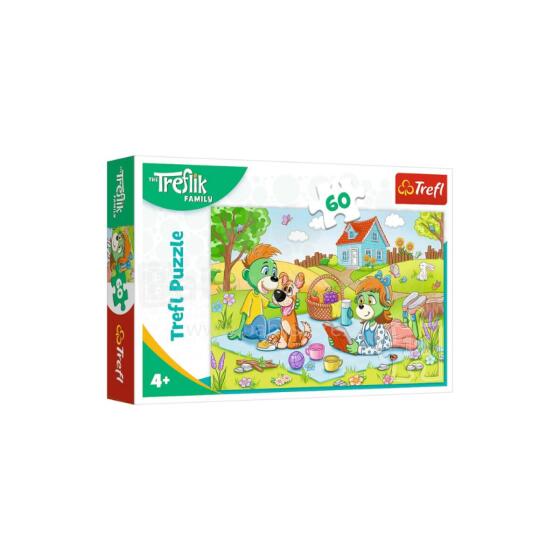 TREFL 17394 Puzle 60 Trefliku ģimenes piedzīvojumi