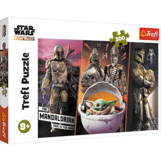 TREFL 23002 Puzzle 300 pcs. Mysterious Baby Yoda