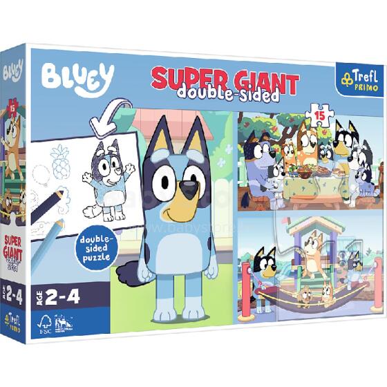 TREFL 42010 Головоломка 15 ГИГАНТ Приключение с Bluey