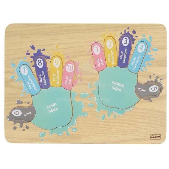 TREFL 61396 Деревянные игрушки Палочки с цифрами