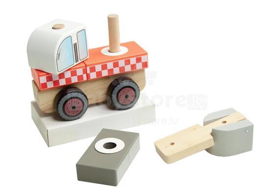 TREFL 61766 Wooden fire truck