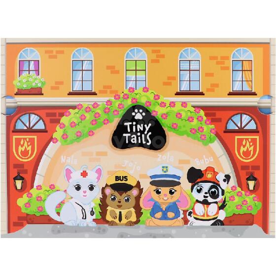 TREFL 61816 Wooden toy Magnetic box - City Tiny Tails