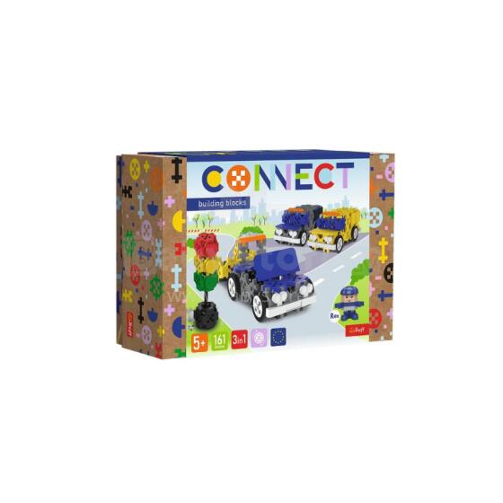 TREFL 61974 Connect 3in1 Blocks - Emergency vehicles