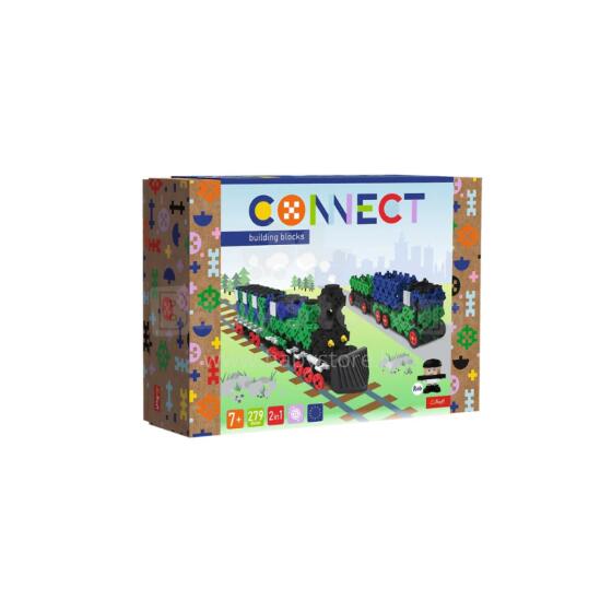 TREFL 61976 Connect 2in1 Blocks - Train / Truck with trailer
