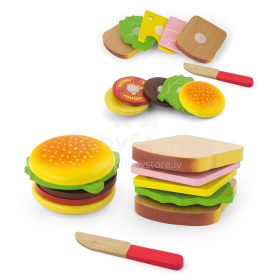 Viga 50810 Hamburger and Sandwich Cutting Set
