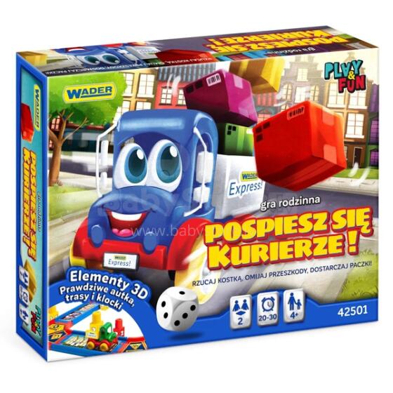 WADER 42501 Играйте и развлекайтесь. Семейная игра «Спешите курьером»