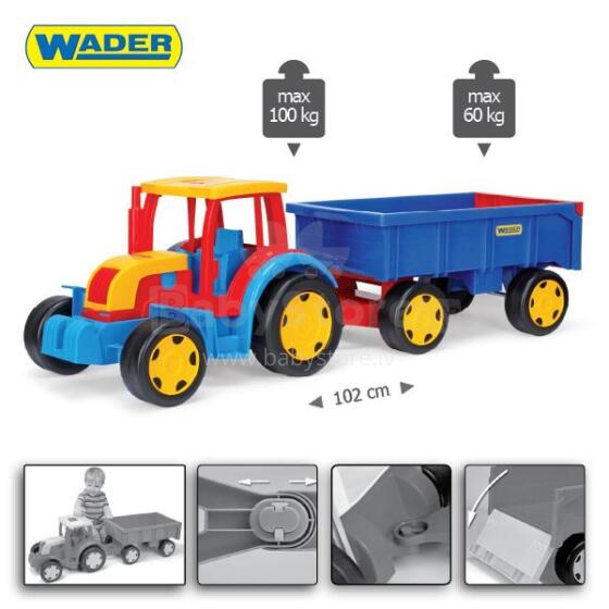 WADER 66100 Gigant - Tractor with Trailer