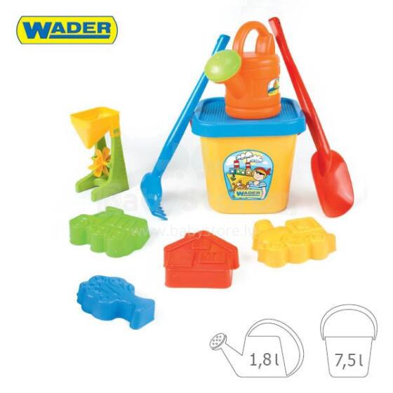 WADER 74900 Happy Summer - Smilšu komplekts Liels