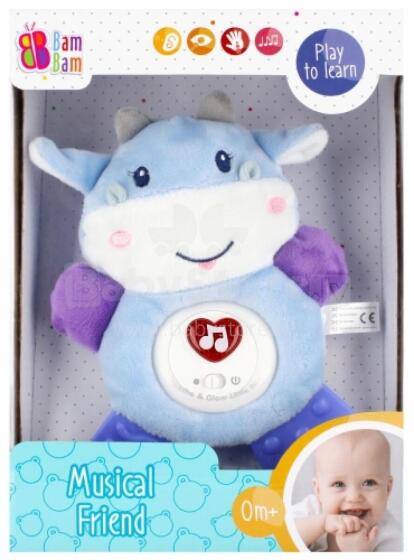 BAM BAM 499204 Musical Cow Soft