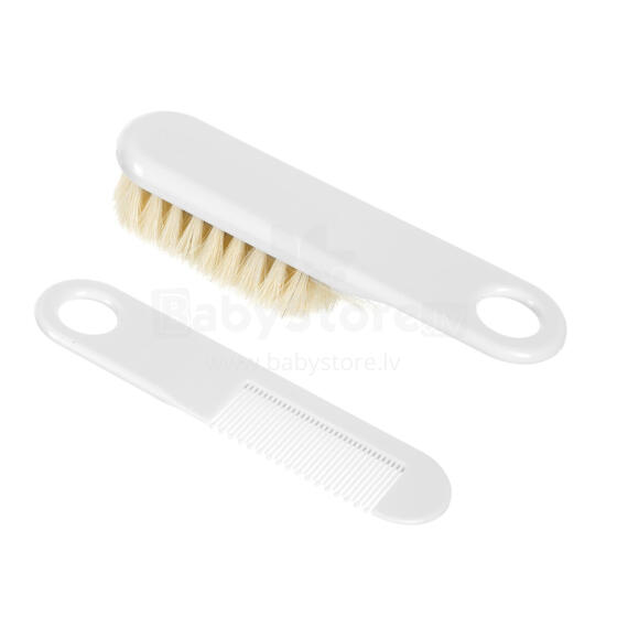 CANPOL 2/424 Hair brush + comb soft white