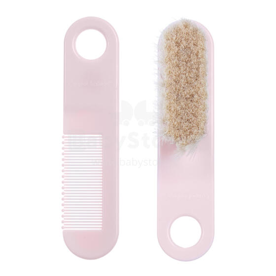 CANPOL 2/424 Hair brush + comb soft pink