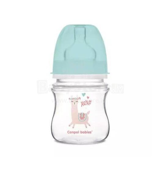 CANPOL 35/220 EasyStart Exotic wide-neck anti-colic bottle 120ml green