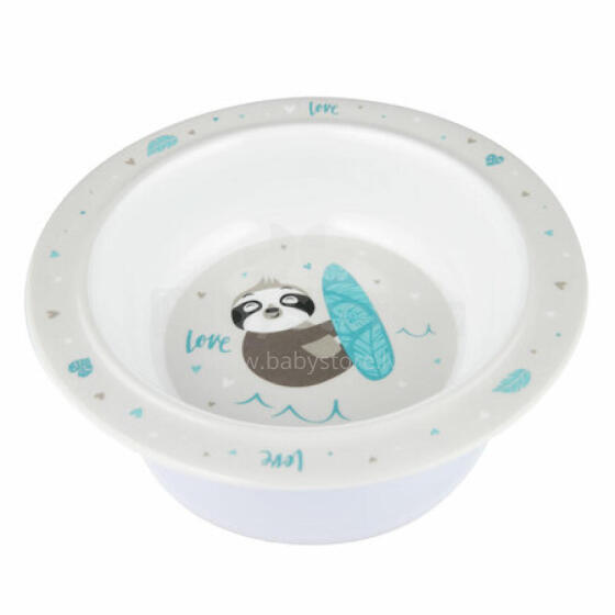 CANPOL 4/519 Melamine bowl with suction cup 270ml Exotic Animals gray