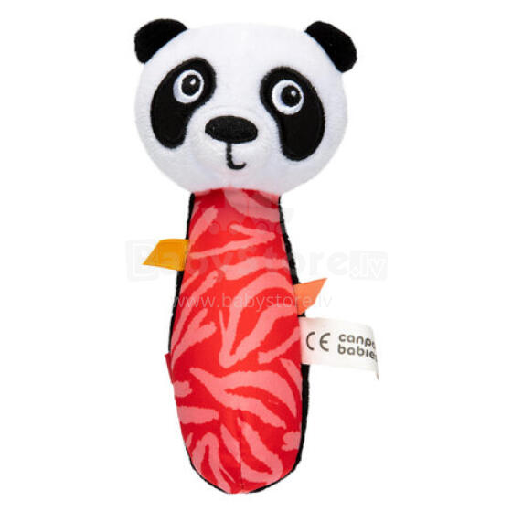 CANPOL 68/095 Sensory toy with squeaker BabiesBoo panda