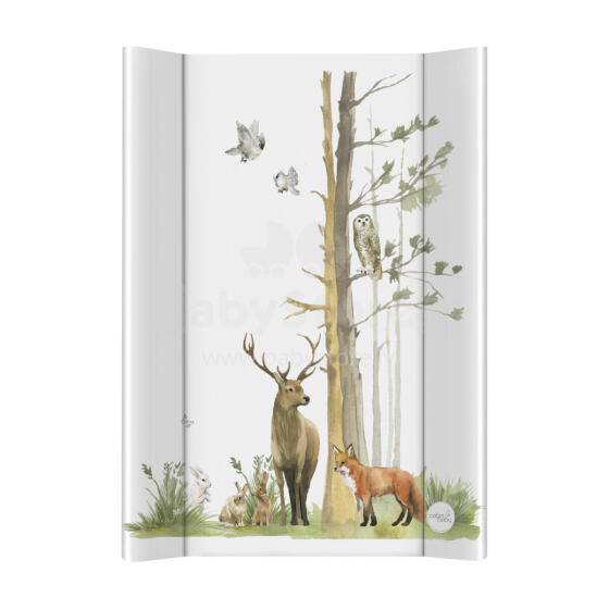 CEBA 216-000-724 Hard changing mat short 50x70 Basic Woodland
