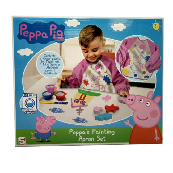 DAMI PEP-4624 Peppa painting set with apron PROMOTION