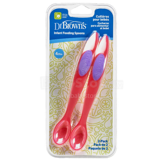 Dr.Browns TF200 Pink barošanas karotes 2pa