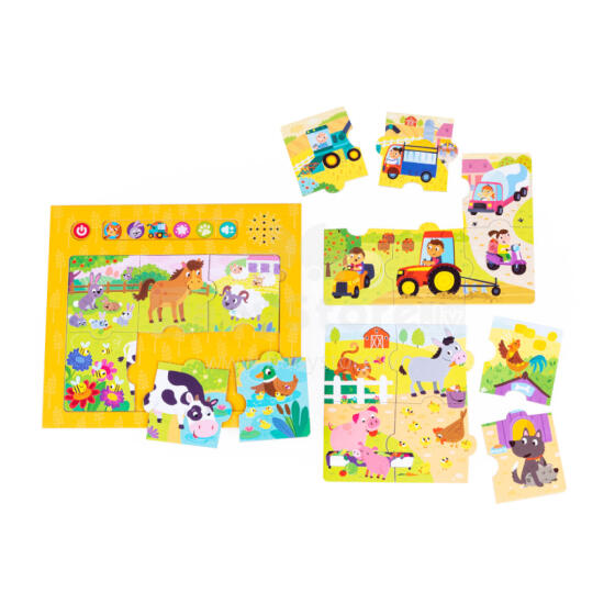 DUMEL DG 82726 Puzzle sounds around us village