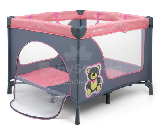 MILLY MALLY 3416 FUN Pink Bear playpen