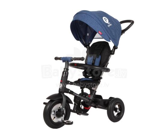 MILLY MALLY 3849 Qplay trīsritenis Rito gumijas zils