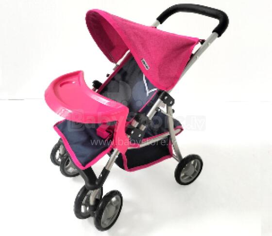 MILLY MALLY 4752 Kate Prestige Navy Кукольная коляска